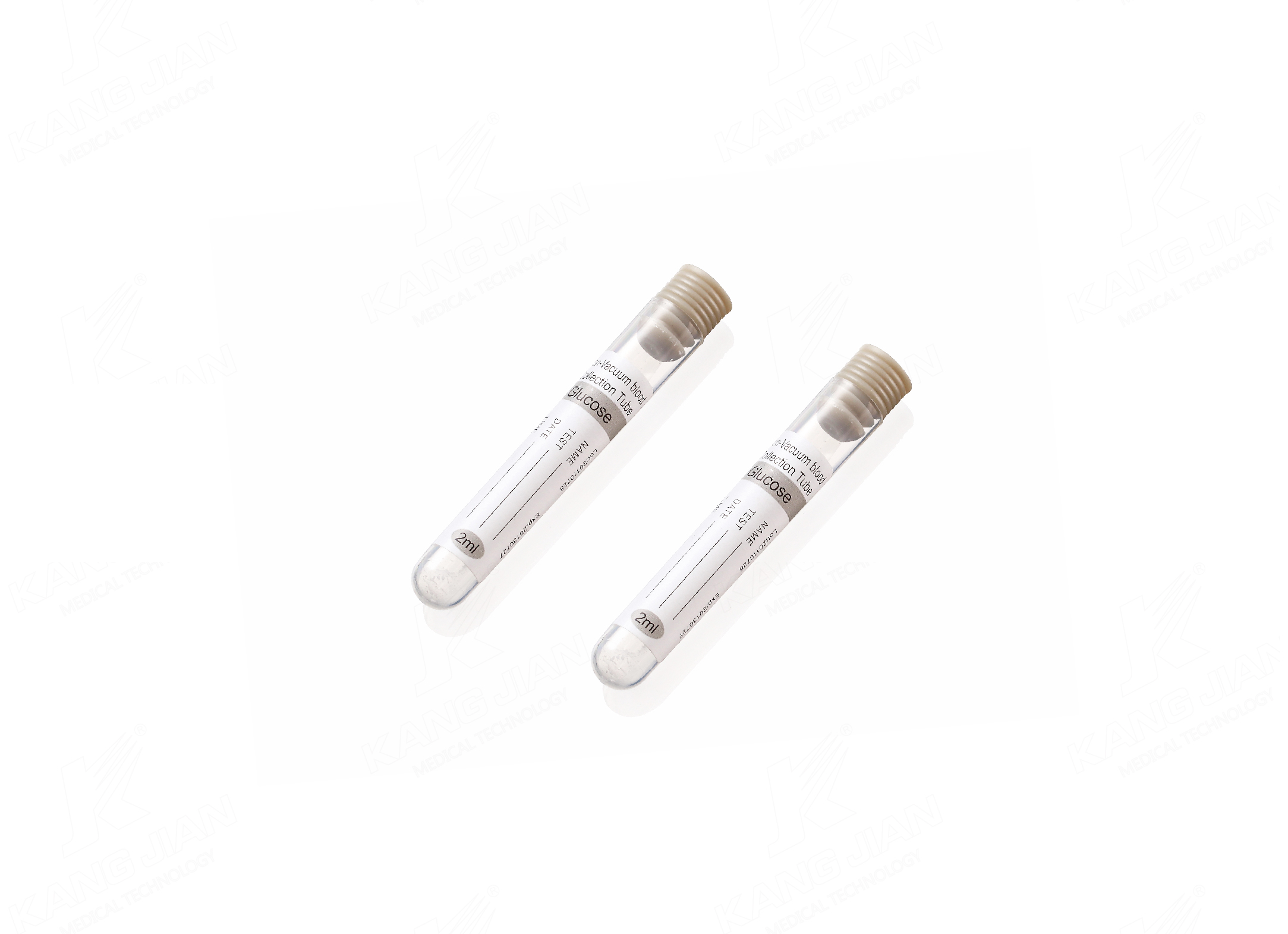 Tubo de extracci&oacute;n de sangre sin vac&iacute;o