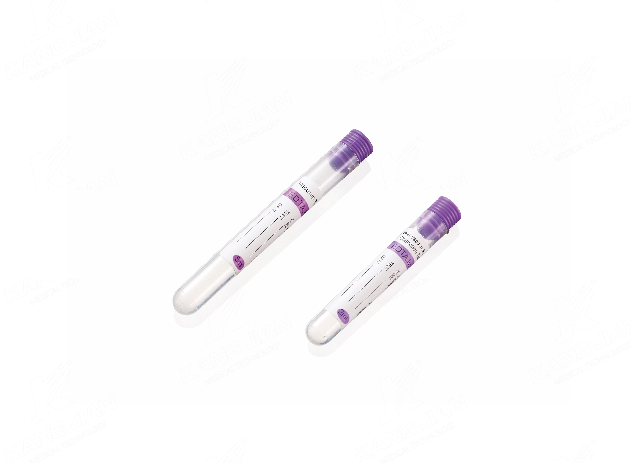 Tubo de extracci&oacute;n de sangre sin vac&iacute;o