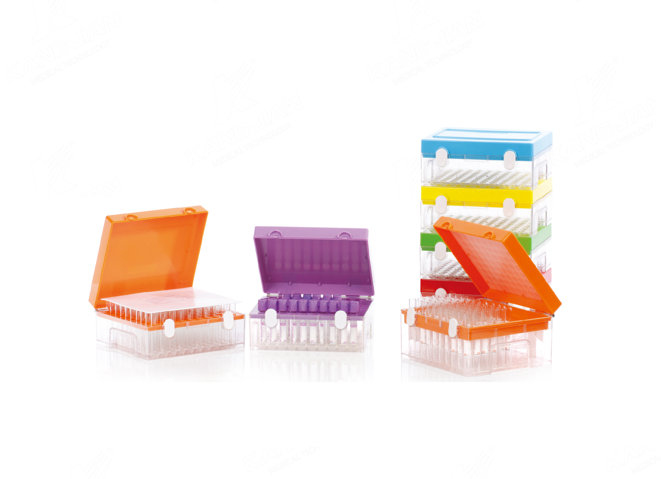 Caja de almacenamiento en fr&iacute;o de tubo de vac&iacute;o