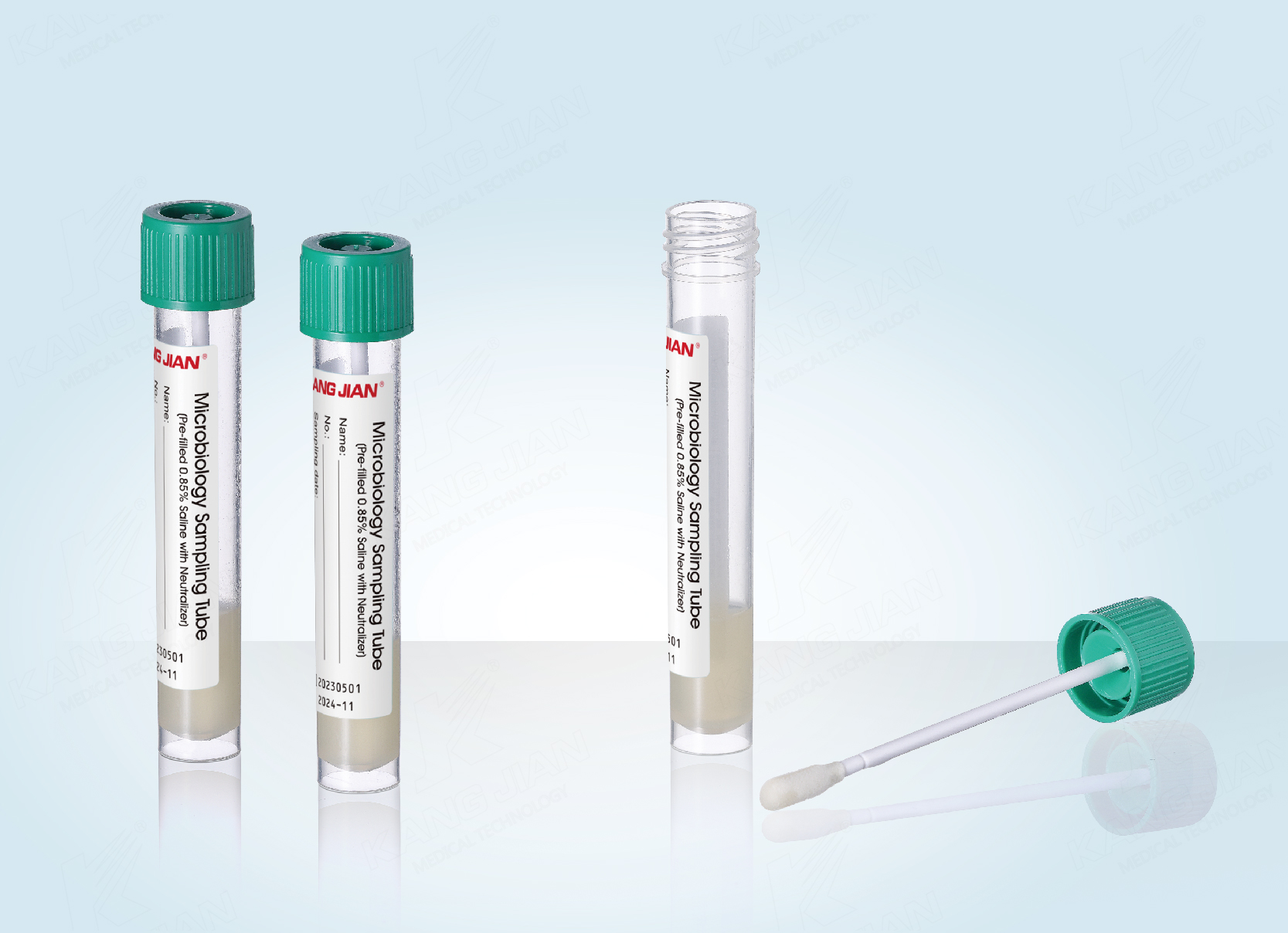 Tubo de muestreo de microbiolog&iacute;a de superficie