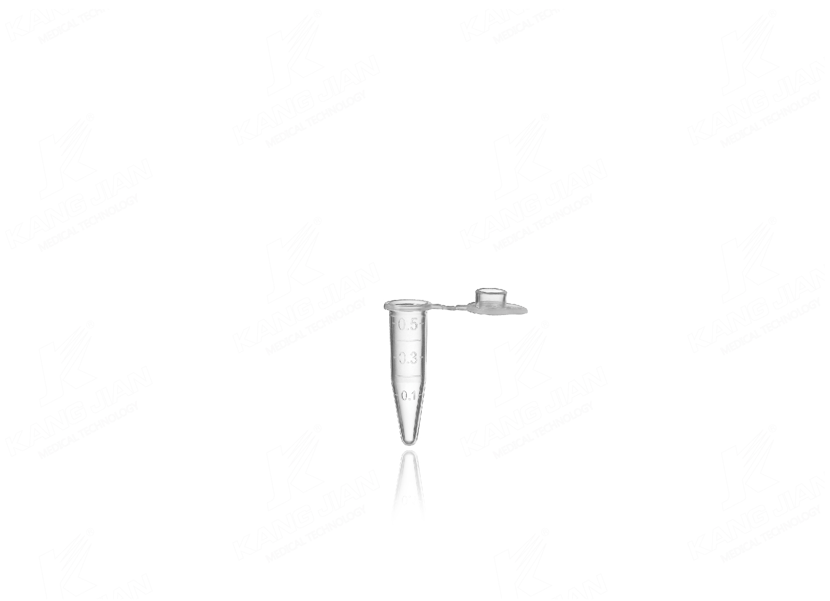 Tubo de microcentr&iacute;fuga de 0,5 ml.