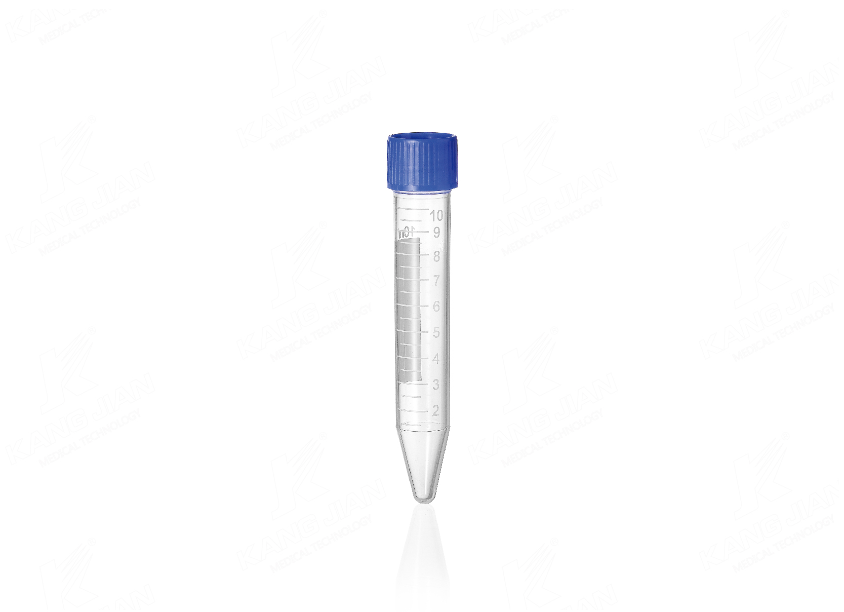Tubo de centr&iacute;fuga inferior en forma de V de 10 ml