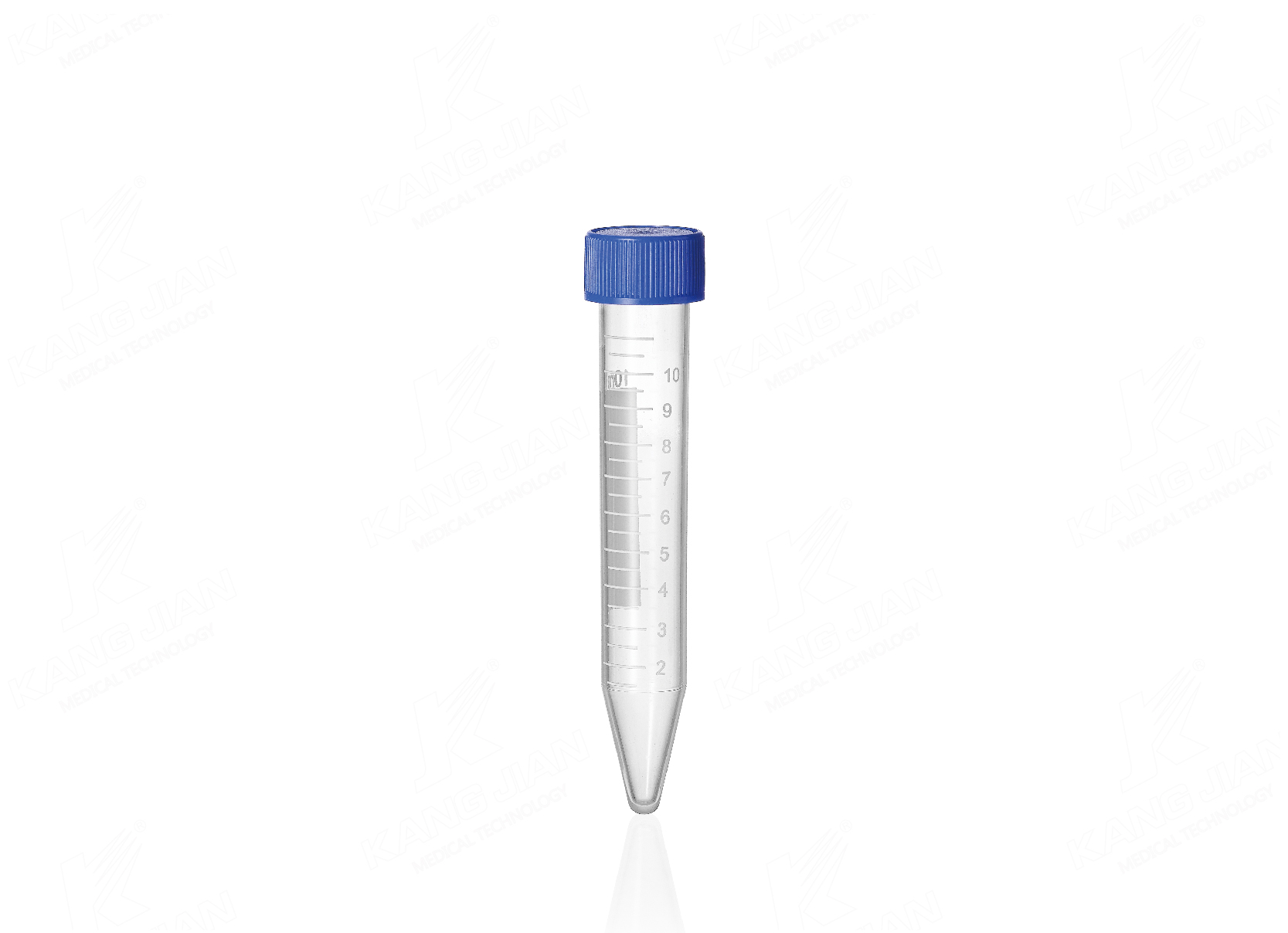 Tubo de centr&iacute;fuga inferior en forma de V de 10 ml