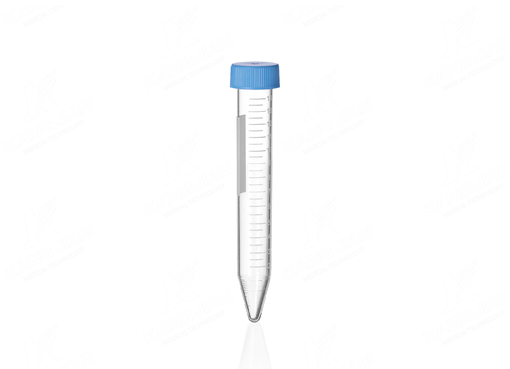 Tubo de centr&iacute;fuga inferior en forma de V de 15 ml