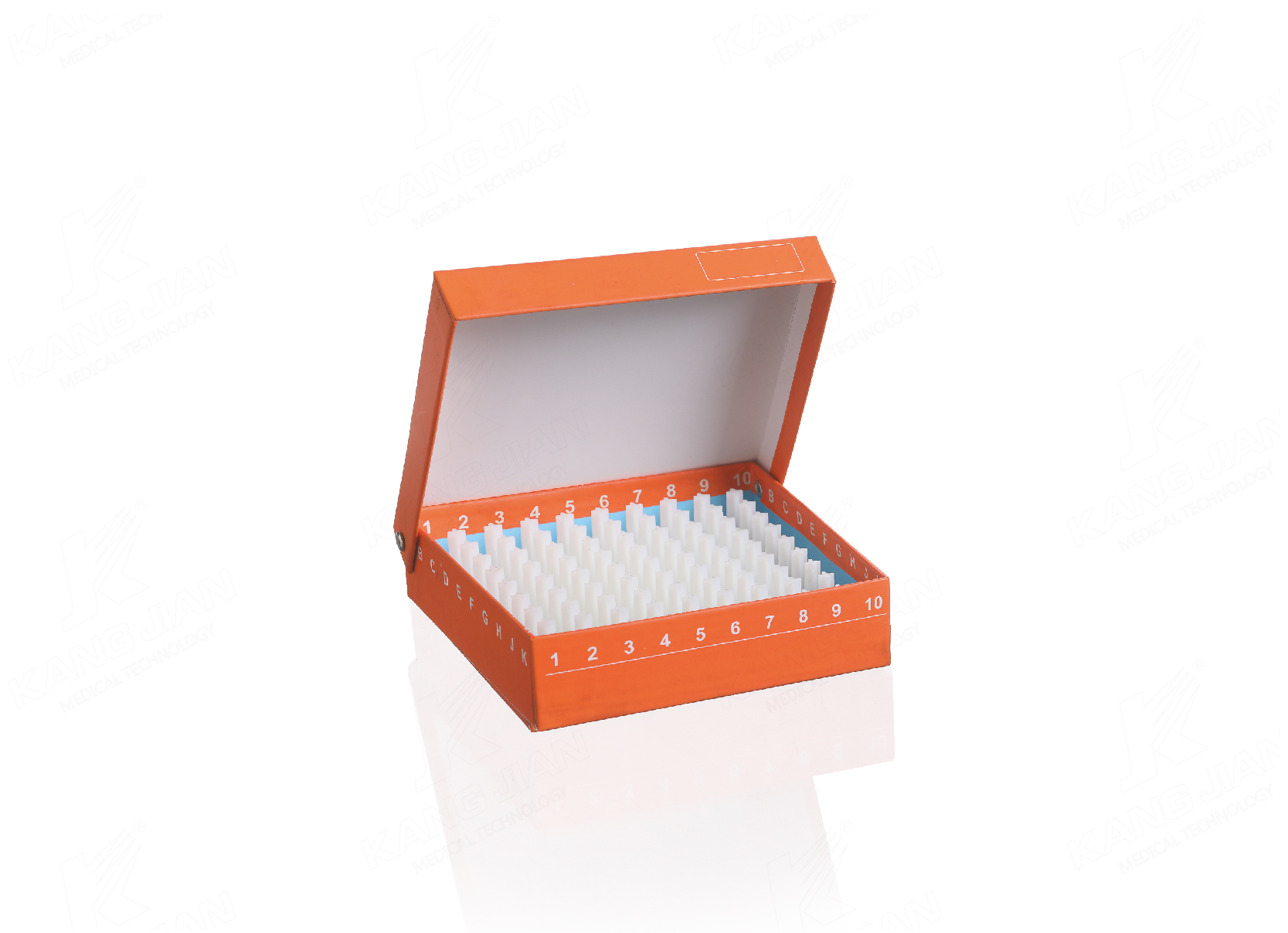 Caja de almacenamiento para crioviales