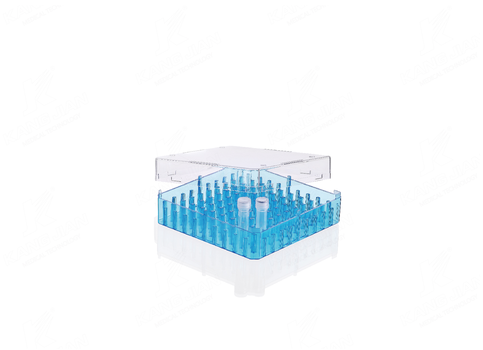 Caja de almacenamiento para crioviales