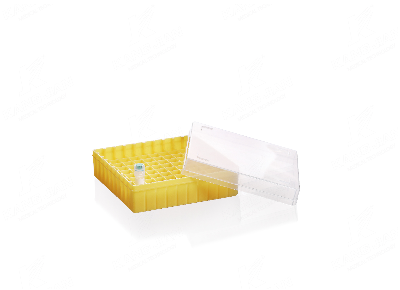 Caja de almacenamiento para crioviales