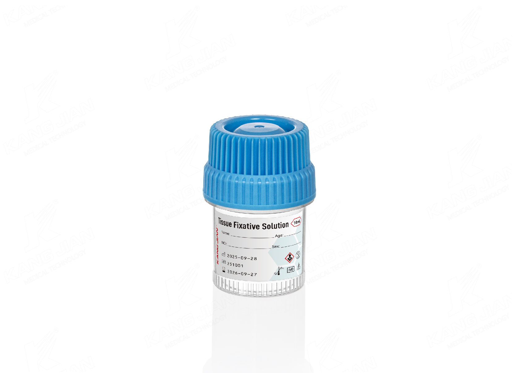 Copa para muestras de tejido para biopsia